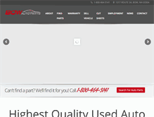 Tablet Screenshot of bowautoparts.com
